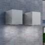 Lámparas de pared cúbicas para exteriores 2 piezas de vidaXL, Iluminación de exterior - Ref: Foro24-42224, Precio: 27,32 €