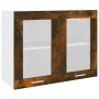 Hängevitrine aus geräuchertem Eichenholz, 80 x 31 x 60 cm von , Küchenschränke - Ref: Foro24-815594, Preis: 61,64 €, Rabatt: %