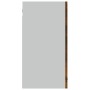 Hängevitrine aus geräuchertem Eichenholz, 80 x 31 x 60 cm von , Küchenschränke - Ref: Foro24-815594, Preis: 61,64 €, Rabatt: %