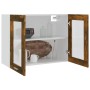 Hängevitrine aus geräuchertem Eichenholz, 80 x 31 x 60 cm von , Küchenschränke - Ref: Foro24-815594, Preis: 61,64 €, Rabatt: %