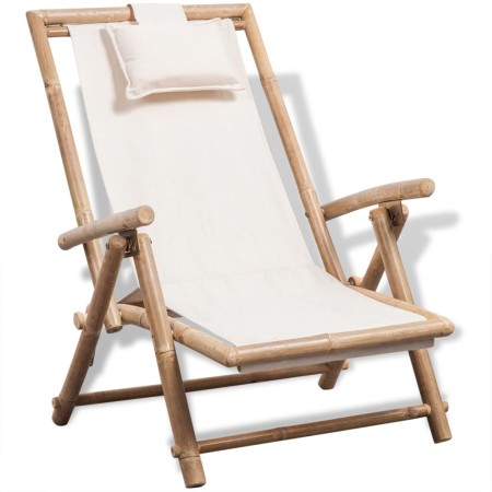 Bamboo Outdoor Lounger by vidaXL, Garden chairs - Ref: Foro24-41893, Price: 88,73 €, Discount: %