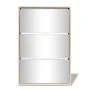 Mueble zapatero 3 compartimentos espejo roble 63x17x102,5 cm by vidaXL, Shoe racks and shoe organizers - Ref: Foro24-243047, ...