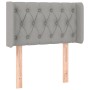 Kopfteil aus hellgrauem Stoff, 83 x 16 x 78/88 cm von , Kopf- und Fußteile - Ref: Foro24-3119078, Preis: 51,44 €, Rabatt: %
