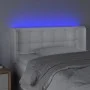 Cabecero con LED cuero sintético blanco 83x16x78/88 cm de , Cabeceros y pies de cama - Ref: Foro24-3123309, Precio: 56,20 €, ...