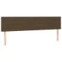 Cama box spring colchón luces LED tela marrón oscuro 200x200 cm de , Camas y somieres - Ref: Foro24-3133264, Precio: 594,47 €...