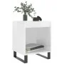 Mesitas noche 2 uds madera ingeniería blanco brillo 40x35x50 cm de , Mesitas de noche - Ref: Foro24-830737, Precio: 49,21 €, ...