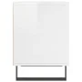 Mesitas noche 2 uds madera ingeniería blanco brillo 40x35x50 cm de , Mesitas de noche - Ref: Foro24-830737, Precio: 49,21 €, ...