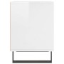 Mesitas noche 2 uds madera ingeniería blanco brillo 40x35x50 cm de , Mesitas de noche - Ref: Foro24-830737, Precio: 49,21 €, ...