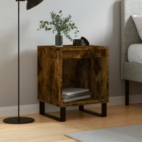 Nachttisch aus geräuchertem Eichenholzwerkstoff, 40 x 35 x 50 cm von , Nachttische - Ref: Foro24-830742, Preis: 38,48 €, Raba...