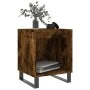 Nachttisch aus geräuchertem Eichenholzwerkstoff, 40 x 35 x 50 cm von , Nachttische - Ref: Foro24-830742, Preis: 38,47 €, Raba...