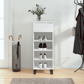 Mueble zapatero madera contrachapada blanco 40x36x105 cm de , Zapateros y organizadores de calzado - Ref: Foro24-831468, Prec...