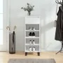 Weißer Schuhschrank aus Sperrholz, 40 x 36 x 105 cm von , Schuhregale und Schuhorganisatoren - Ref: Foro24-831468, Preis: 53,...