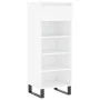 White plywood shoe cabinet 40x36x105 cm by , Shoe racks and shoe organizers - Ref: Foro24-831468, Price: 53,54 €, Discount: %