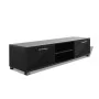 Glossy black TV cabinet 120x40.5x35 cm by vidaXL, TV Furniture - Ref: Foro24-243042, Price: 115,87 €, Discount: %