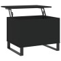 Mesa de centro madera contrachapada negro 60x44,5x45 cm de , Mesas de centro - Ref: Foro24-830957, Precio: 57,25 €, Descuento: %