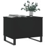 Mesa de centro madera contrachapada negro 60x44,5x45 cm de , Mesas de centro - Ref: Foro24-830957, Precio: 57,25 €, Descuento: %