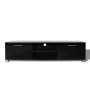 Mueble de TV negro brillo 120x40,5x35 cm de vidaXL, Muebles TV - Ref: Foro24-243042, Precio: 118,16 €, Descuento: %