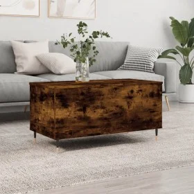 Couchtisch aus geräuchertem Eichensperrholz, 90 x 44,5 x 45 cm von , Couchtisch - Ref: Foro24-830969, Preis: 66,82 €, Rabatt: %