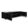 Mueble de TV negro brillo 120x40,5x35 cm de vidaXL, Muebles TV - Ref: Foro24-243042, Precio: 118,16 €, Descuento: %