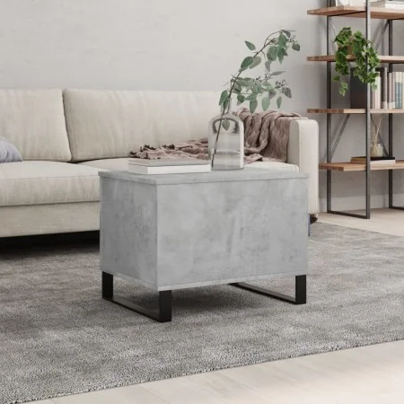Mesa de centro madera contrachapada gris hormigón 60x44,5x45 cm de , Mesas de centro - Ref: Foro24-830960, Precio: 66,71 €, D...