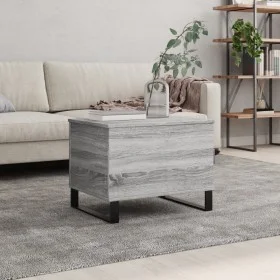 Mesa de centro madera contrachapada gris Sonoma 60x44,5x45 cm de , Mesas de centro - Ref: Foro24-830962, Precio: 68,29 €, Des...
