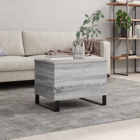 Mesa de centro madera contrachapada gris Sonoma 60x44,5x45 cm de , Mesas de centro - Ref: Foro24-830962, Precio: 71,44 €, Des...