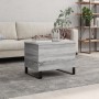 Mesa de centro madera contrachapada gris Sonoma 60x44,5x45 cm de , Mesas de centro - Ref: Foro24-830962, Precio: 71,44 €, Des...