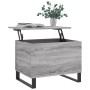 Mesa de centro madera contrachapada gris Sonoma 60x44,5x45 cm de , Mesas de centro - Ref: Foro24-830962, Precio: 71,44 €, Des...