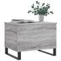 Mesa de centro madera contrachapada gris Sonoma 60x44,5x45 cm de , Mesas de centro - Ref: Foro24-830962, Precio: 71,44 €, Des...