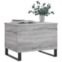 Mesa de centro madera contrachapada gris Sonoma 60x44,5x45 cm de , Mesas de centro - Ref: Foro24-830962, Precio: 68,29 €, Des...