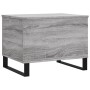 Mesa de centro madera contrachapada gris Sonoma 60x44,5x45 cm de , Mesas de centro - Ref: Foro24-830962, Precio: 71,44 €, Des...