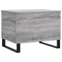 Mesa de centro madera contrachapada gris Sonoma 60x44,5x45 cm de , Mesas de centro - Ref: Foro24-830962, Precio: 68,29 €, Des...