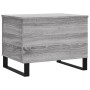 Mesa de centro madera contrachapada gris Sonoma 60x44,5x45 cm de , Mesas de centro - Ref: Foro24-830962, Precio: 71,44 €, Des...