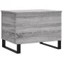 Mesa de centro madera contrachapada gris Sonoma 60x44,5x45 cm de , Mesas de centro - Ref: Foro24-830962, Precio: 68,29 €, Des...
