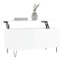 Couchtisch aus glänzend weißem Sperrholz, 90 x 44,5 x 45 cm von , Couchtisch - Ref: Foro24-830974, Preis: 73,70 €, Rabatt: %