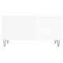 Couchtisch aus glänzend weißem Sperrholz, 90 x 44,5 x 45 cm von , Couchtisch - Ref: Foro24-830974, Preis: 73,70 €, Rabatt: %