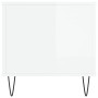 Couchtisch aus glänzend weißem Sperrholz, 90 x 44,5 x 45 cm von , Couchtisch - Ref: Foro24-830974, Preis: 73,70 €, Rabatt: %