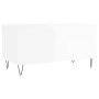 Couchtisch aus glänzend weißem Sperrholz, 90 x 44,5 x 45 cm von , Couchtisch - Ref: Foro24-830974, Preis: 73,70 €, Rabatt: %
