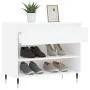 Mueble zapatero madera contrachapada blanco 70x36x60 cm de , Zapateros y organizadores de calzado - Ref: Foro24-831428, Preci...