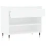 Mueble zapatero madera contrachapada blanco 70x36x60 cm de , Zapateros y organizadores de calzado - Ref: Foro24-831428, Preci...
