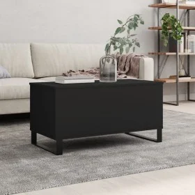 Couchtisch aus schwarzem Sperrholz, 90 x 44,5 x 45 cm von , Couchtisch - Ref: Foro24-830981, Preis: 67,43 €, Rabatt: %
