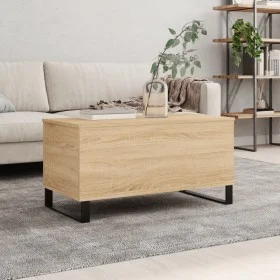 Couchtisch aus Sonoma-Eichensperrholz, 90 x 44,5 x 45 cm von , Couchtisch - Ref: Foro24-830983, Preis: 60,15 €, Rabatt: %