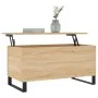 Couchtisch aus Sonoma-Eichensperrholz, 90 x 44,5 x 45 cm von , Couchtisch - Ref: Foro24-830983, Preis: 65,32 €, Rabatt: %