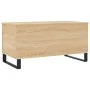 Mesa de centro madera contrachapada roble Sonoma 90x44,5x45 cm de , Mesas de centro - Ref: Foro24-830983, Precio: 62,80 €, De...
