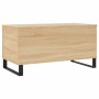Mesa de centro madera contrachapada roble Sonoma 90x44,5x45 cm de , Mesas de centro - Ref: Foro24-830983, Precio: 65,23 €, De...