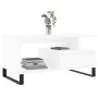 Mesa de centro madera contrachapada blanca 90x49x45 cm de , Mesas de centro - Ref: Foro24-831028, Precio: 73,07 €, Descuento: %