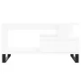 Mesa de centro madera contrachapada blanca 90x49x45 cm de , Mesas de centro - Ref: Foro24-831028, Precio: 73,07 €, Descuento: %