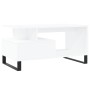 Couchtisch aus weißem Sperrholz, 90 x 49 x 45 cm von , Couchtisch - Ref: Foro24-831028, Preis: 75,31 €, Rabatt: %