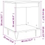 Nightstands 2 pcs glossy white engineered wood 40x35x50 cm by , Nightstands - Ref: Foro24-830721, Price: 42,22 €, Discount: %