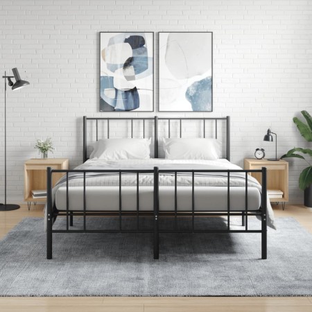 Nachttische, 2 Stück, Holzwerkstoff, Sonoma-Eiche, 40 x 35 x 50 cm von , Nachttische - Ref: Foro24-830723, Preis: 46,04 €, Ra...